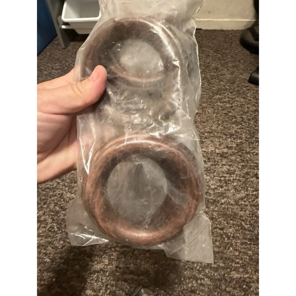 5 New Kirsch  5502E-85  4in Villager Wood Pole Rings  2.25in ‎ Inside Diameter
